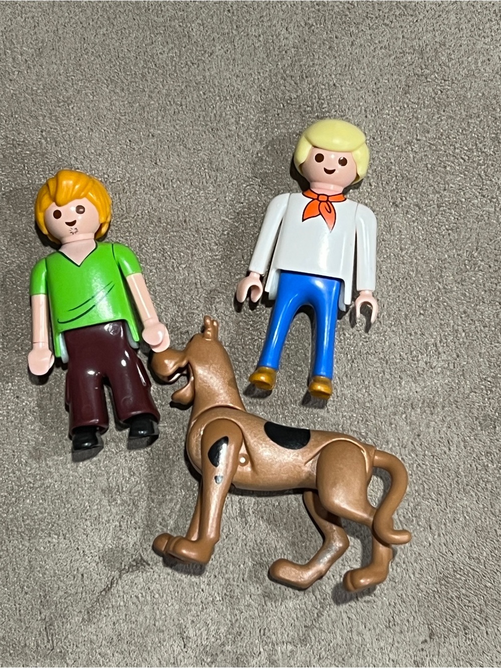 Playmobil Fred & Scooby Doo & Shaggy Figure Lot Set Scooby